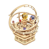 RoWood Music Box 3D Puzzles for Adults, DIY Wooden Mechanical Building Model ... Model
