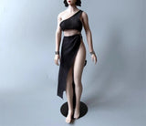 1/6 One-shoulder dress model For 12