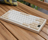 NEW* BEIGE/ROSE GOLD*Chilkey ND75 LP 75% Aluminum Wireless Mechanical Keyboard* Model