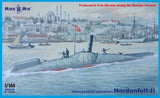 Mikro Mir 144-040 1:144 NORDENFELT II steam-powered submarine Plastic model kit Model
