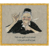 Nimue counted cross stitch kit "Mamm Gozh", 18K, 17x16cm, DIY Model