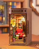Rolife DIY Book Nook Kit 3D Wooden Puzzles for Adults 8.6" Bookstore Miniature Model