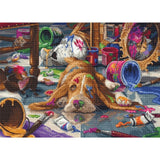 Luca-S counted cross stitch kit "Picassos Colors", 40x29cm, DIY Model