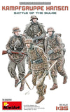 MiniArt 1/35 Kampfgruppe Hansen, Battle of the Bulge (4 figures) Model