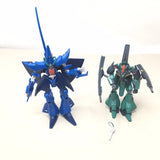 2 Gundam Figures Built ORX-005 Gaplant And RX-139 Hambrabi As Is Model