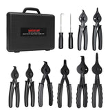 WISEUP 10-Piece Snap Ring Pliers Set, Heavy Duty Circlip Pliers Kit | with St... Model
