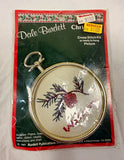 Dale Burdett Christmas Cross Stitch Ornament Framed Picture Kit CCM 722 Model