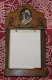 VTG Nostalgic Enterprises Wood Message Board w/ Photo Frame Wall Hanging Model