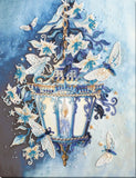 Bead Embroidery Kit DIY "White magic" Beaded Needlepoint Craft Set Model
