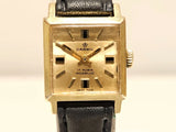 VINTAGE SQUARE SMALL 18mm LUXURY ELEGANT  SWISS MECHANICAL LADIES WATCH "DARWIL" Model