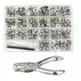80 Sets Stainless Steel Snap Fastener Kit Model