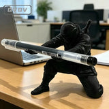 3D Printed Ninja Pen Holder Desktop Figurine Pencil Organizer Desk Decor Gift Model