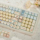 Sea Salt Bear Cute Ball Keycaps PBT Dye-Sub Square Sugar Round Keyboard Keycaps Model