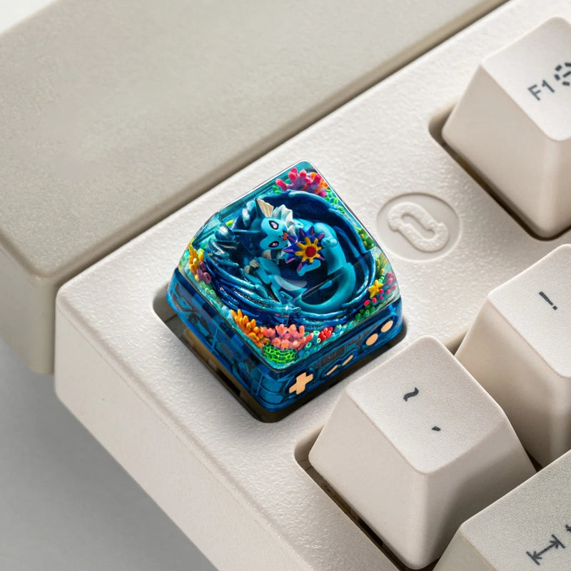 S-Craft VAPOREON Artisan Pokemon Keycap *New/Unused/Unmounted* Model
