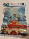 5D DIY Diamond Art Painting, Kit Craft The Smurfs Characters 30cmx40cm Model