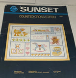 Vintage Sunset ~ My Baby Keepsakes ~ Counted Cross Stitch Kit  #2990 - NOS Model