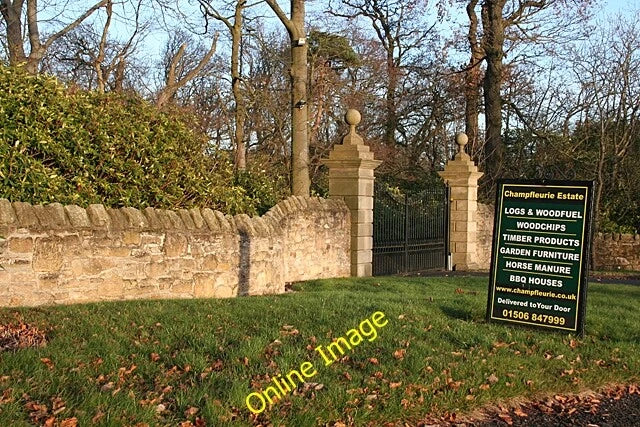 Photo 6x4 Never on a Sunday Kingscavil The advertising board is in place  c2012 Model