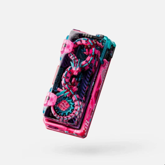 ??Dwarf Factory Mc Long Mecha Artisan Keycap 2.25U - Aqua Kunzite-Sold out HTF?? Model