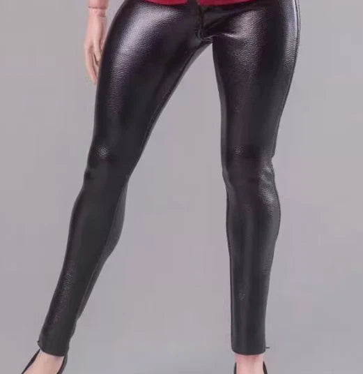 1/6 Scale Female Stylish Leather Pants Model Fits for 12" Action Figure Soldier Model
