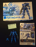 (Built) Bandai 30 Minutes Missions 1:144 bEXM-15 Portanova Blue Model
