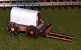 N Scale Old West Covered Wagons Kit Model