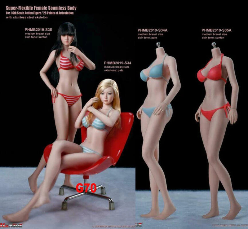TBLeague 1/6 Scale Phicen Female Figure Body Model Toy 12" Seamless Action body Model
