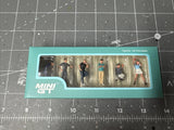 2025 Mini-GT Metal Diorama Figures: Set of (6) pcs CAR ENTHUSIASTS Item #MGTAC36 Model