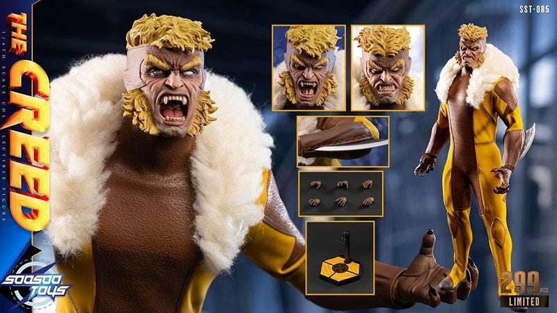 Soosootoys SST-085 1/6 The Creed Sabretooth Collectible Male Action Figure Model Model
