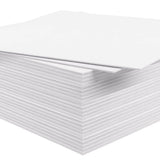 50 Pack 6x8 Inch White Uncut Mat Backing Boards 4Ply Picture Frame Core Model