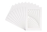 Pack of 2 24x36 White Picture Mats For 20x30 Photo Mat for Picture Frame Model