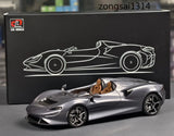 LCD 1/18 McLaren ELVA Gray Diecast Car Model Model