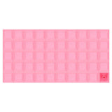 50 Pcs PBT Keycap Set DSA Mechanical Numeric Keypads for Keyboard, Dark Pink Model