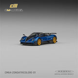 CM Model 1:64 Pagani Zonda Blue Diecast Model Car Model