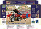 "The Legendary 60's series. On new adventures!" 1/24 MasterBox 24082 Model