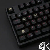 4 pcs/set backlight caps ABS etched OW ZARYA Keycap gamer Mechanical Keyboard Model