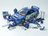Tamiya 1/24 Subaru Impreza WRC 2001 kit and Rally mechanic set from Japan 7909 Model