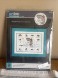 Zweigart Artiste Counted Cross Stitch Fly Fishing New And Sealed Kit Model