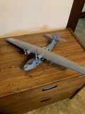 Vintage ??? scale Plastic Model Airplane Kit Junkyard Model