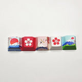5-Key Mechanical Keyboard Key-caps Mountain Key-caps for CHERRY R4 Model