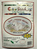 Color Stitch Kits for Kids RECYCLE Color Stitch Frame 07214 NEW JCA Inc. USA Model