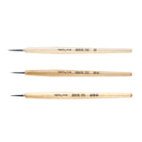 Ultra Fine Painting Brush Set for Mecha Figure Detail Modeling Hand Paint 3pcs Model