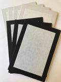 3  Black & 4 White Picture Boards w/Peel & Stick Adhesive for 4x6 Photos. Model