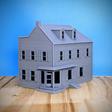 HO Scale - York Pennsylvania Corner Store and Apartment - 1:87 Scale Building Model