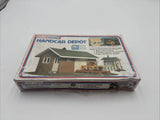 Life-Like HANDCAR DEPOT #1346, BUILDING KIT HO Scale Sealed Model