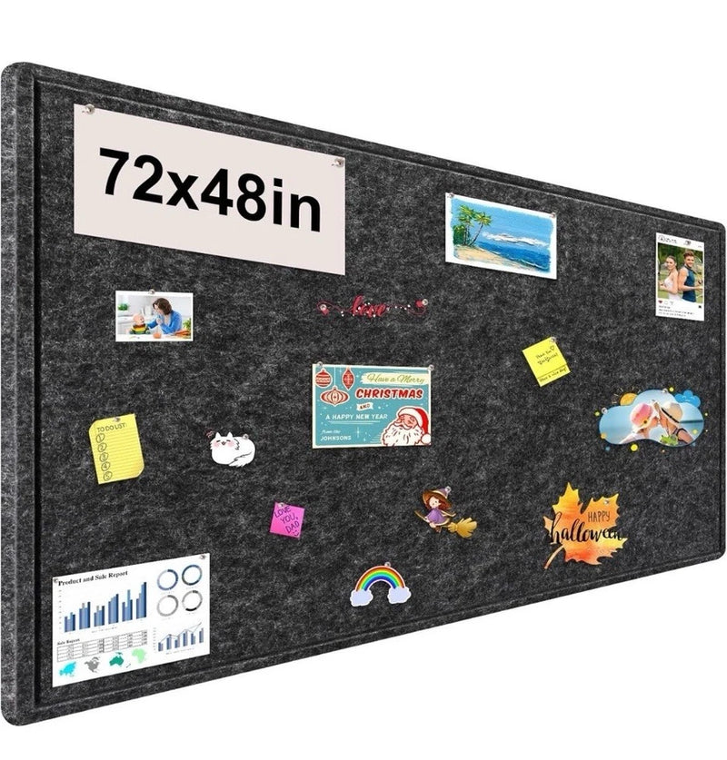 Bcabo Large Bulletin Board, 72x48 Inches Cork Board Alternative Model