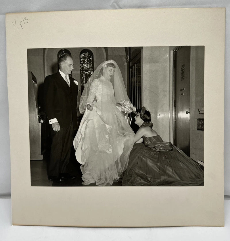 Wedding Couple Photo Vintage Black White 2 on each board 7 1/2" x 9 1/2" p13 Model