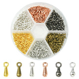 600x Dangle Water Drop Teardrop End Beads Charm Pendants for DIY Jewelry Making Charms