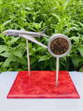 Panel Soviet Clock Tank AChS Vintage Airplane Model TU-104 Desk Model Handmade Model