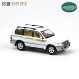 Xcartoys 1:64 Land Cruiser J100-series White Diecast Model Car Model