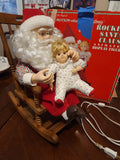 Telco Rocking Santa Claus Animated Motionette Display Figure, Working, No Book Model